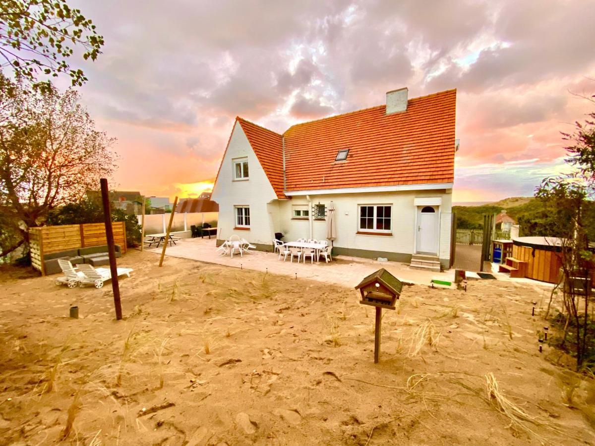 Villa Friedolin Heeft Zicht Op Zee En Duinen, In Duinenreservaat, Hot Tub Met Jacuzzi En Sauna Met Zeezichten Te Oostduinkerke Exterior foto